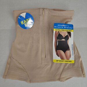 Miracle Brands Slimshaper Zip Waist Cincher Size Small NEW **READ**
